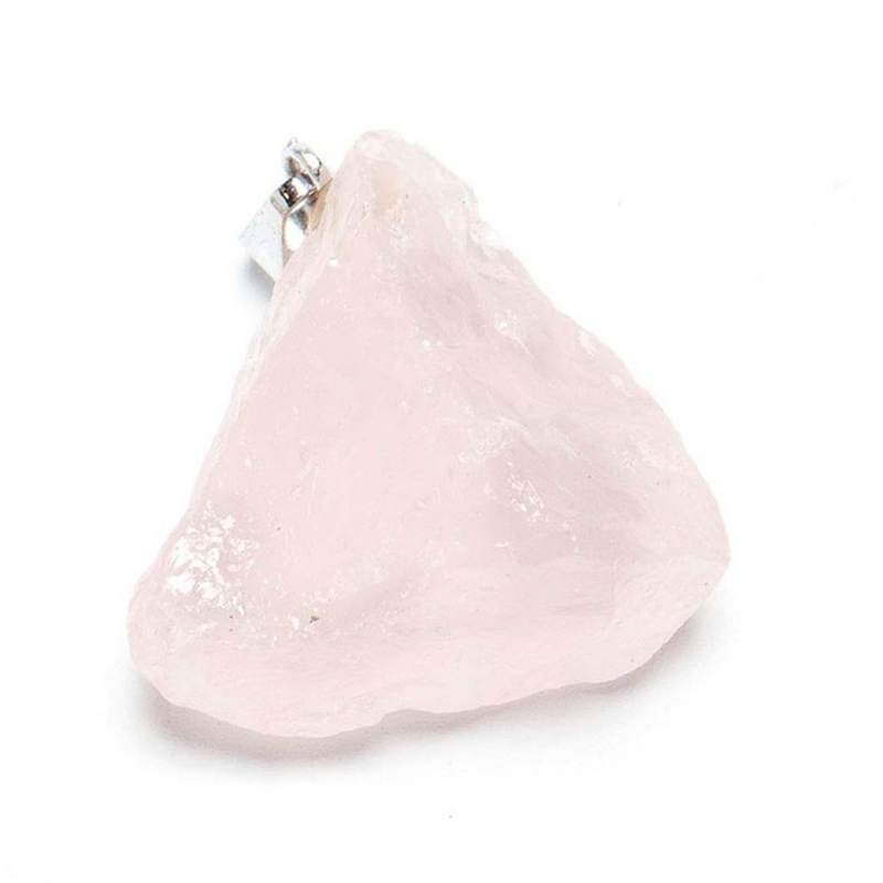 Rose Quartz Rough Pendant