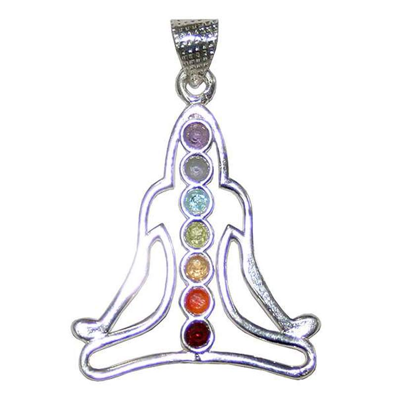 Pendentif Bouddha 7 Chakras.