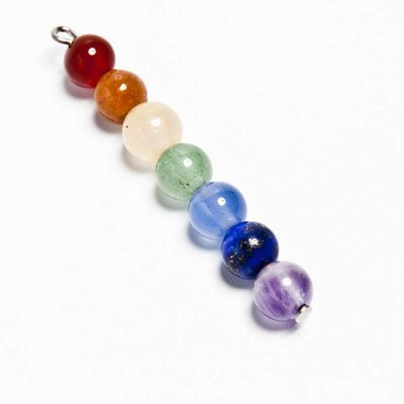 Pendentif Chakra Boule de 6mm. Argent