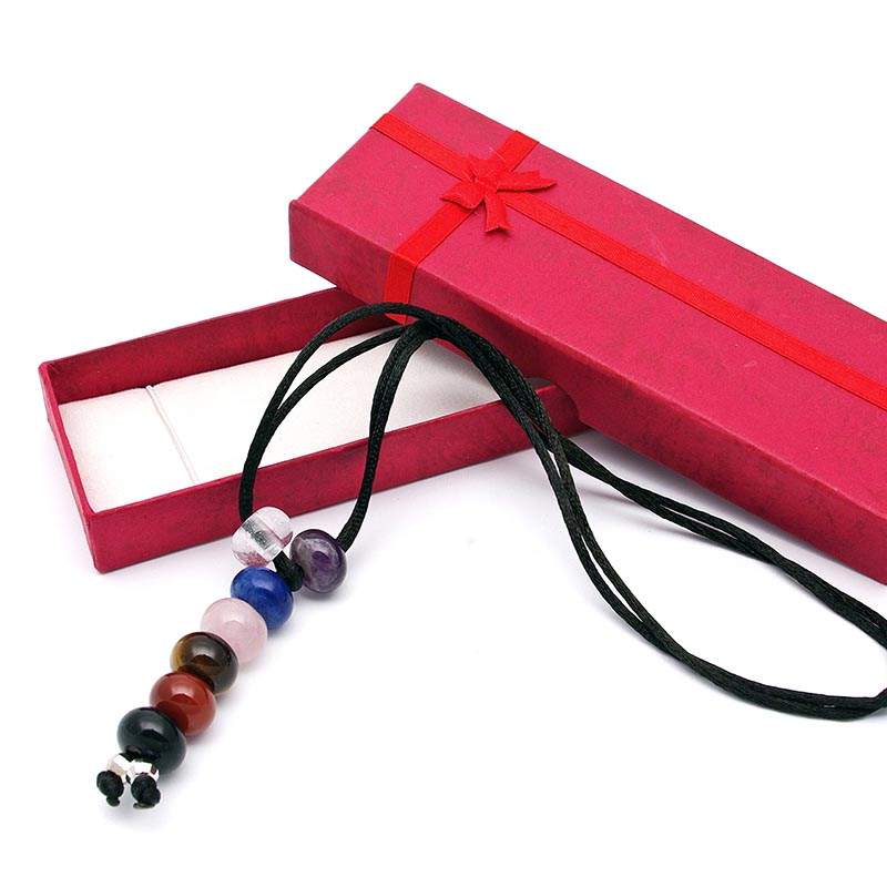 Collar/Gargantilla Chakra facetadas.