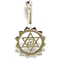 Colgante Chakra Corazón en plata (cuarto)