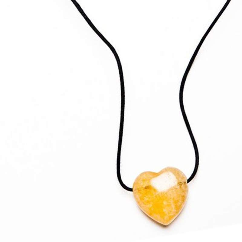 Aragonite Heart Pendant