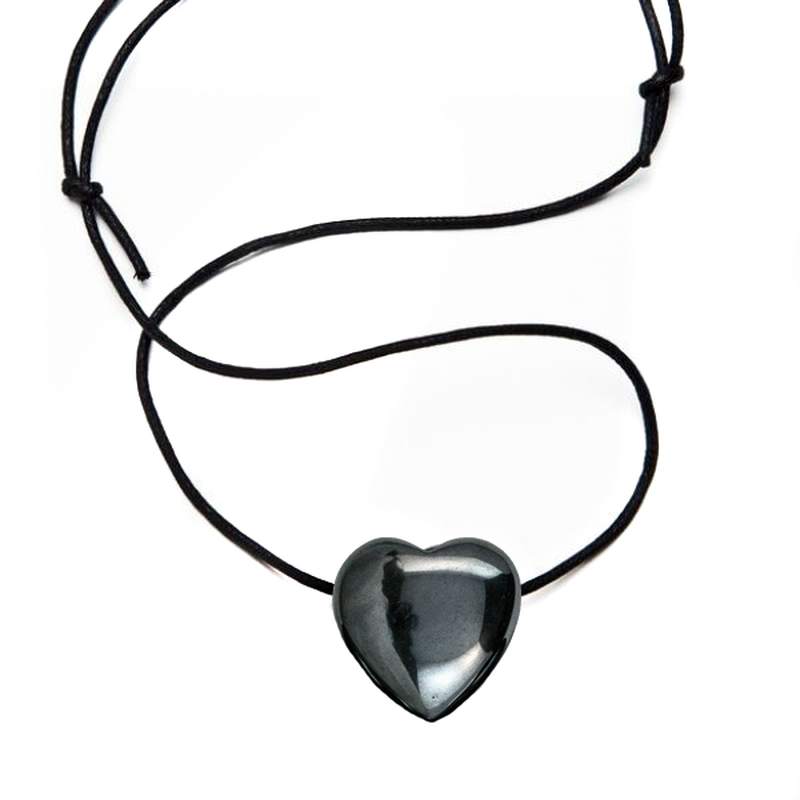 Colgante Corazón Hematite