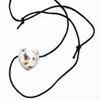 Ocean Jasper Heart Pendant