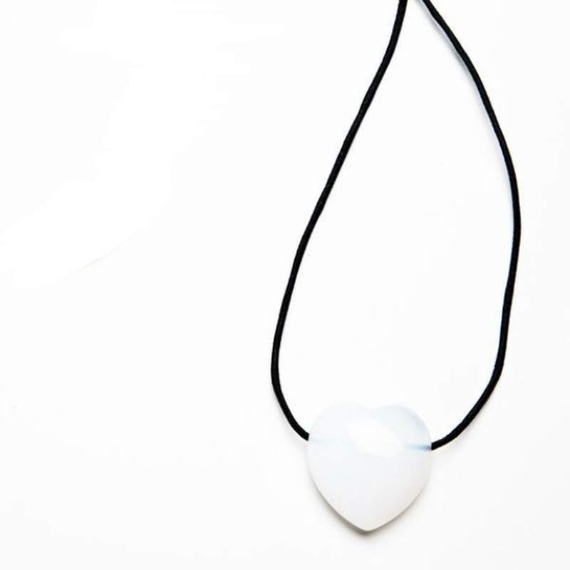 Golder Blue Aventurine Heart Pendant