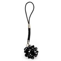 Colgante Flor Negro. Set 5un