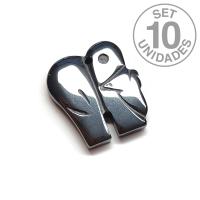 Colgante Hematite ELEFANTE. Set 10 un.
