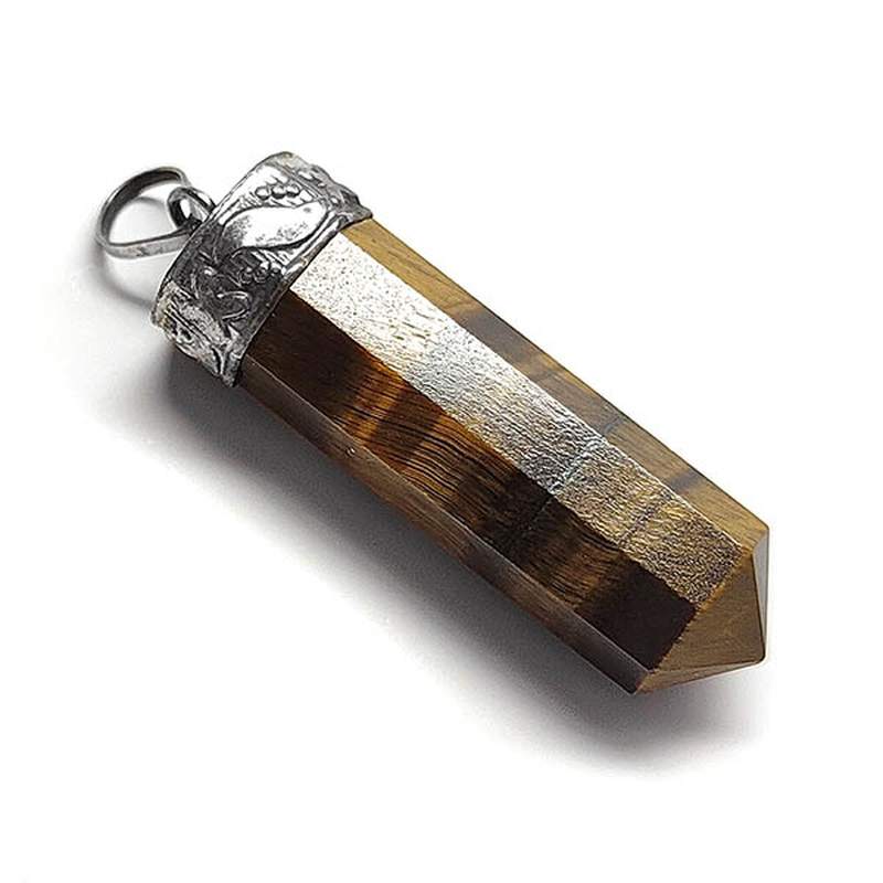 Tiger Eye Point Pendant