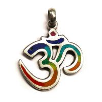 Colgante Om multicolor. Set 3un