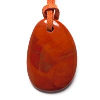 Colgante Plano Jaspe Rojo