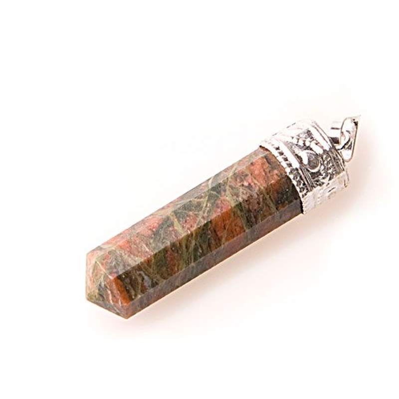 Unakite Point Pendant