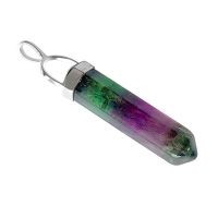 Colgante Punta Fluorita y plata