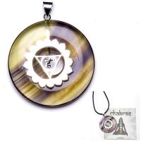 Colgante Quinto Chakra con mineral