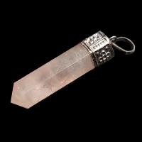 Pendentif Quartz Rose