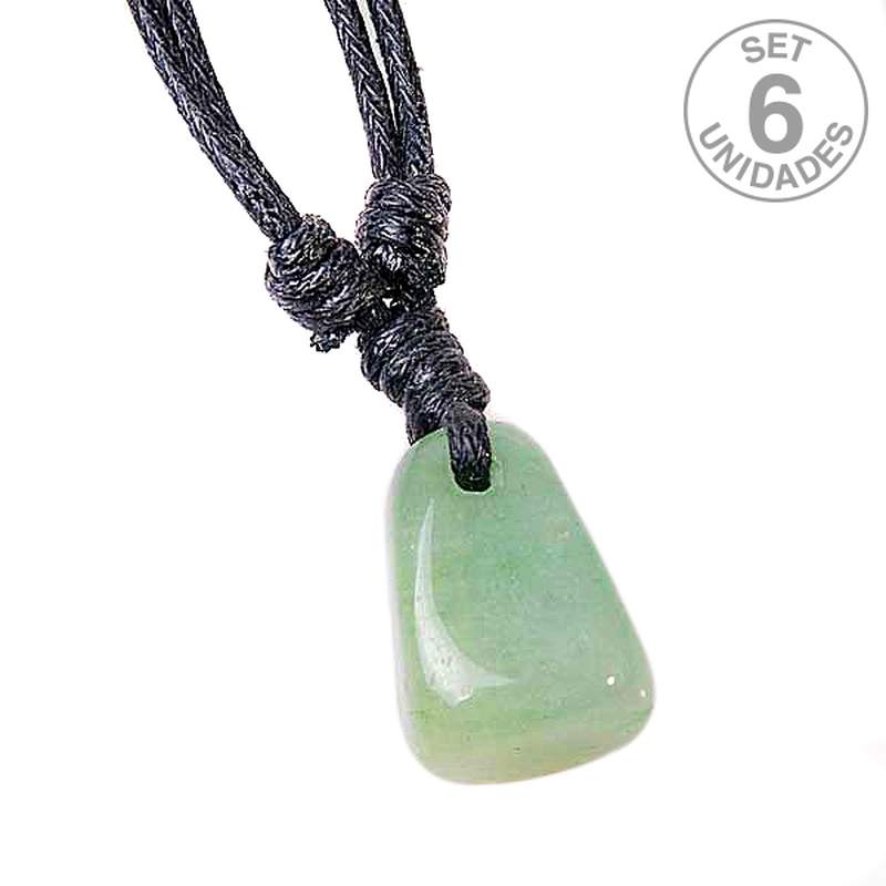 Pendentif Aventurine Talisman (set 6 uni.)