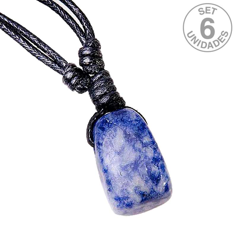 Pendentif Talisman Sodalite (Set 6 uni.)