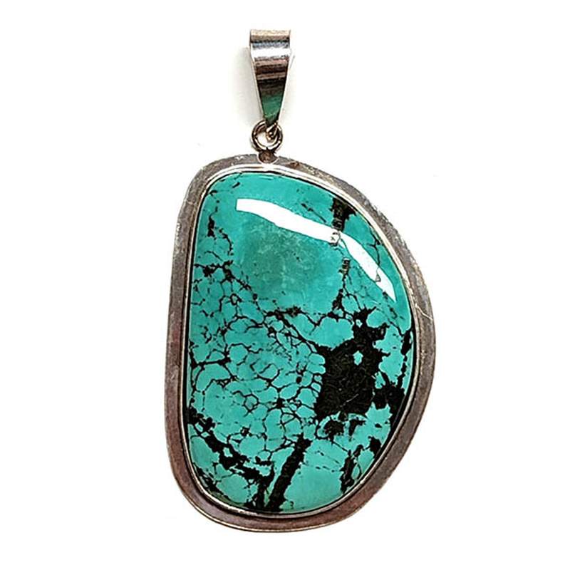 Pendentif Cabochon Turquoise