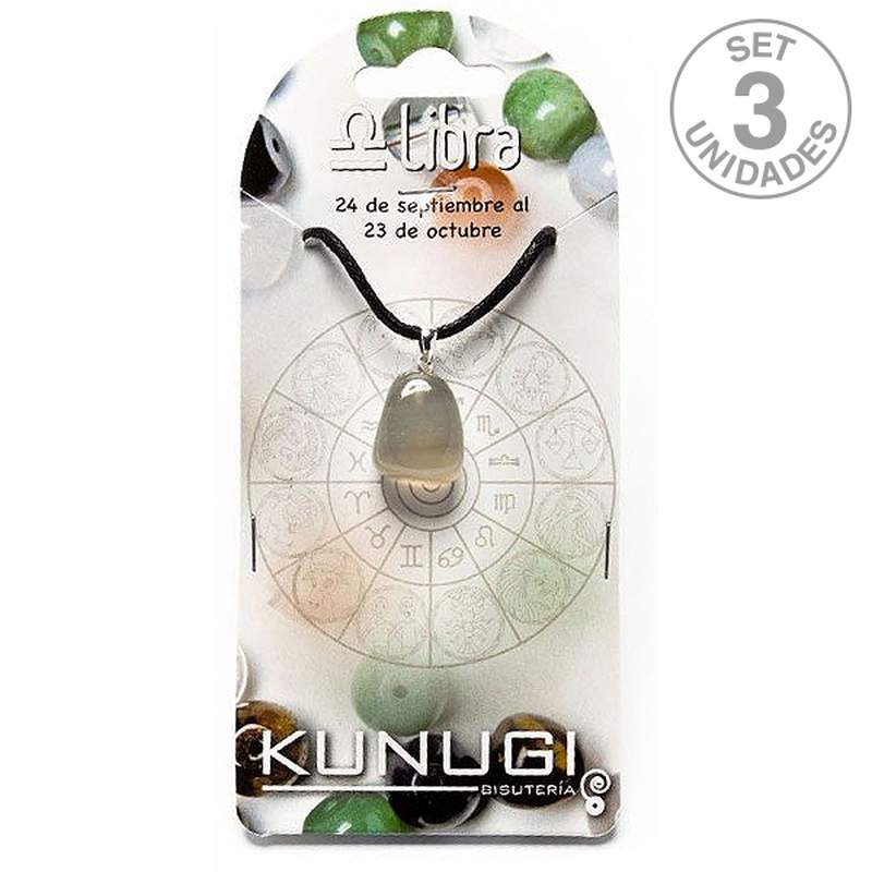 Pendentif Zodiaque Balance. (Set 3 uni.)