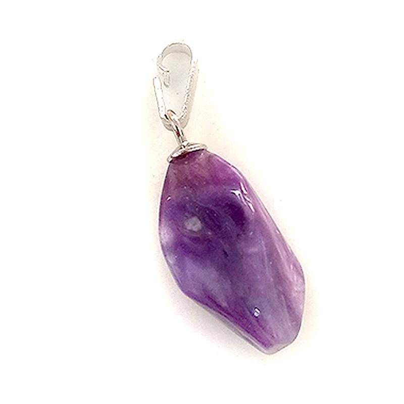 Pendentif Charoite. Argent.