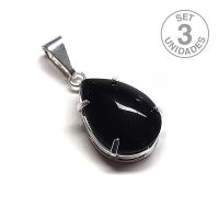 Colgante lágrima Obsidiana