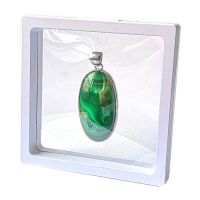 Colgante Malaquita engarce Plata