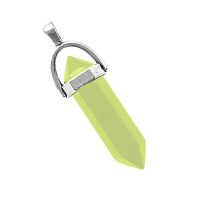 Colgante Jade Punta Biterminada