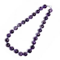 Collar Amatista Bola 14mm