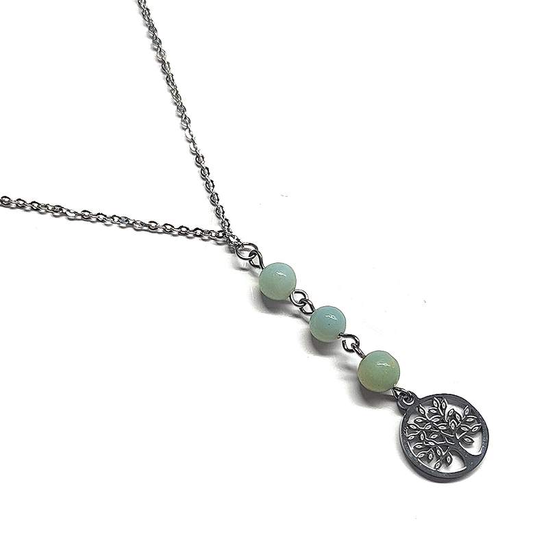 Collier Arbre de vie et Aventurine