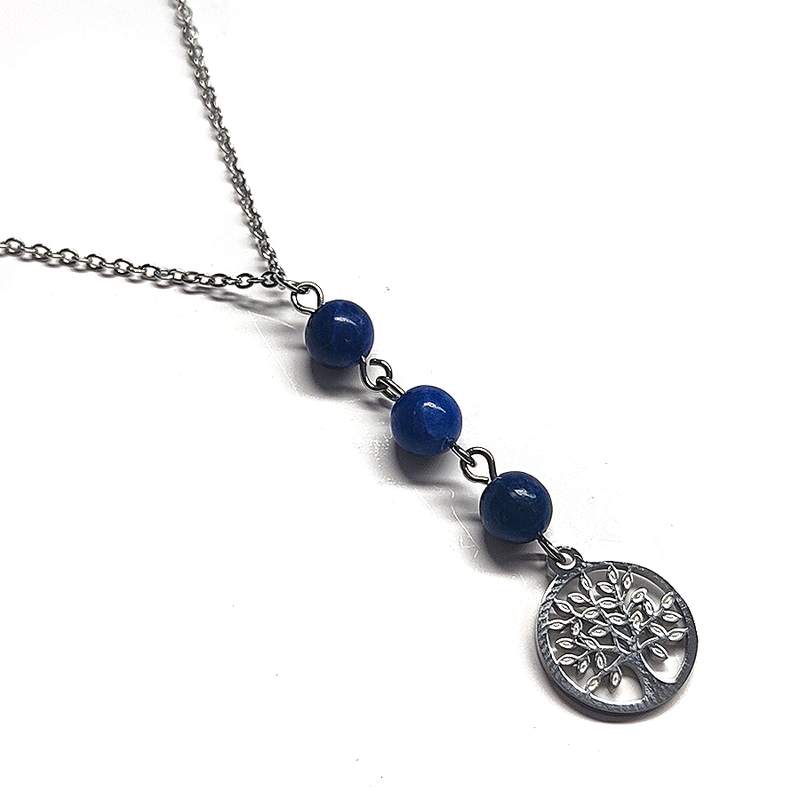Collier Arbre de vie et Sodalite