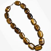 Collar Ojo de Tigre Octogobal