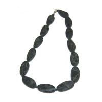 Collar Serpentina Oval facetado