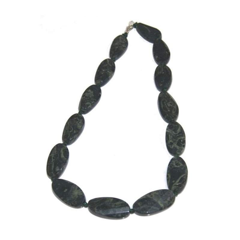 Collar Serpentina Oval facetado