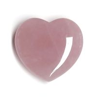 Corazón Cuarzo Rosa 4x1cm