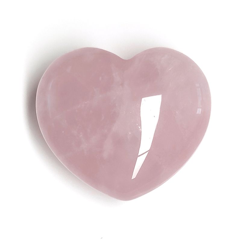 Coeur Quartz rose 4x2cm