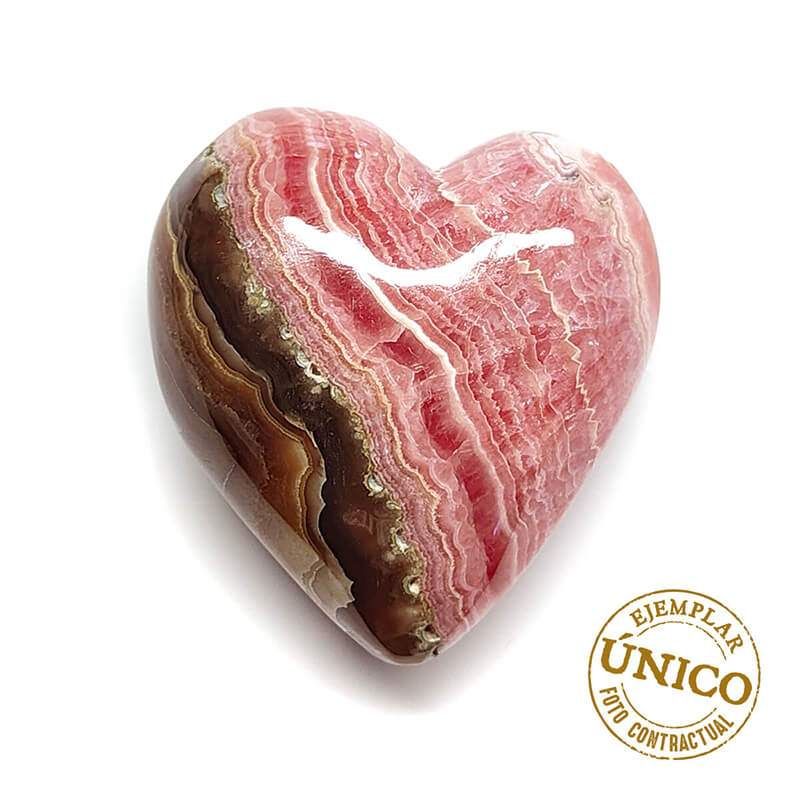 Rhodochrosite Heart.