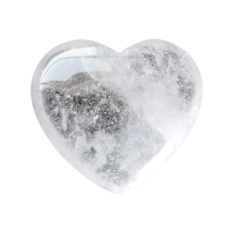 Coeur Cristal de roche 4 cm