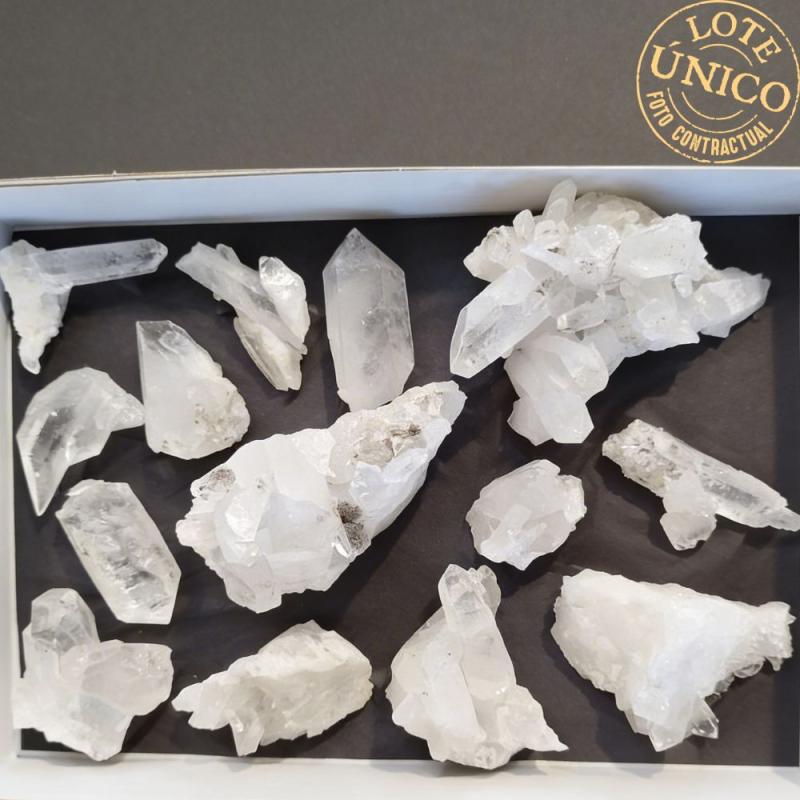 Cristal de Roca Drusa. Lote 14 Un.