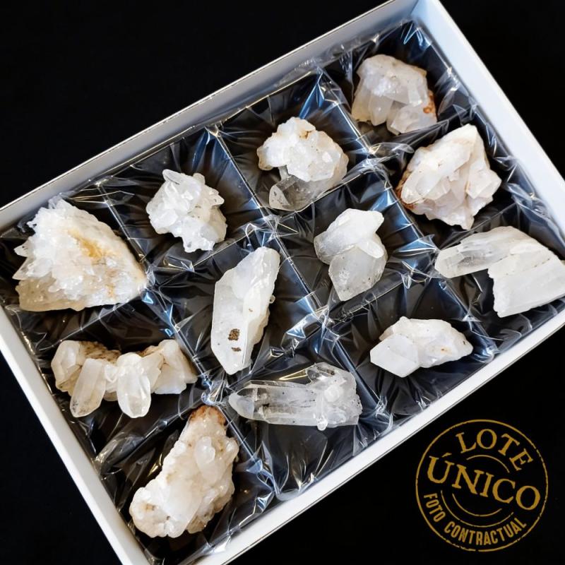 Drusas Cristal de Roca. Lote 12 Un.