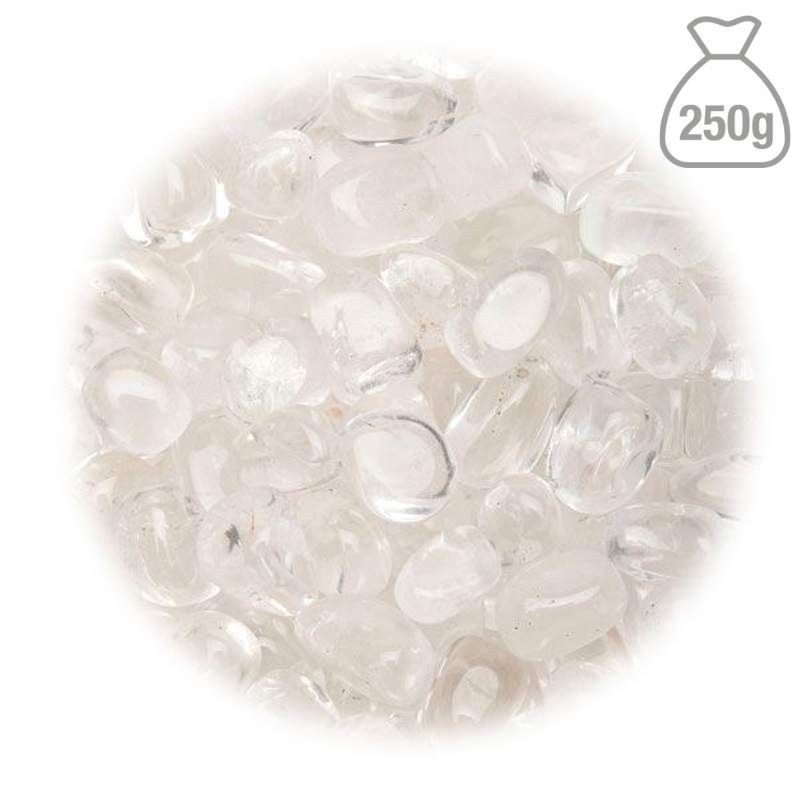 Crystal Quartz Small Tumbled. Bag 250g