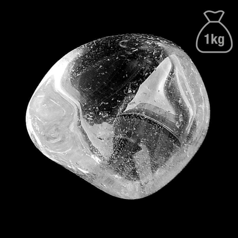 Cristal de Roche Pierre Roulée. Sac 1 kg