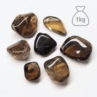 Cuarzo Ahumado Rodado Mediano (Calidad "A"). Bolsa 1kg