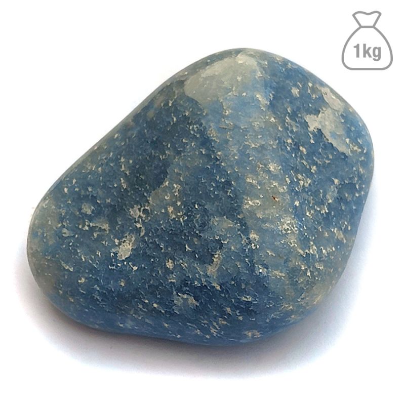 Cuarzo Azul Rodado Jumbo. Bolsa 1kg.