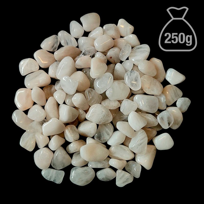 Cuarzo Lechoso Rodado Pequeño. Bolsa 250g