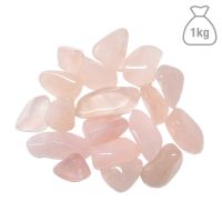 Cuarzo Rosa Rodado Mini. Bolsa 1kg.