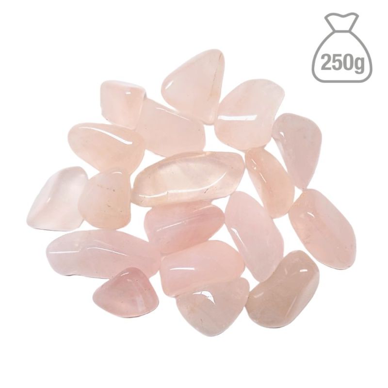 Quartz Rose Pierre Roulée Mini. Sac 250g.