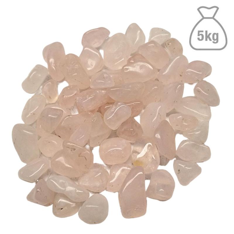 Mini Tumbled Rose Quartz (Brazil). Bag 5kg