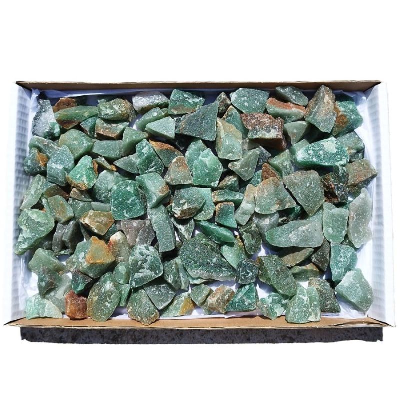Quartz Vert (Brésil). Boîte de 4kg