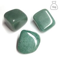 Cuarzo Verde Rodado Grande. Bolsa 1kg