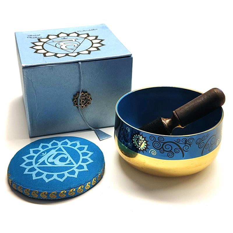 Cuenco de Bronce Quinto Chakra Ø12,5cm