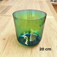 Cuenco Alquímico Verde transparente 20cm